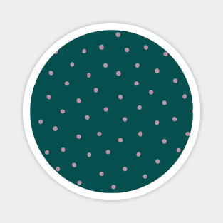 Random scattered dots, abstract minimalistic print Magnet